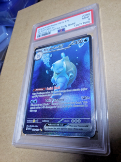 2023 Pokemon 151 Blastoise ex 200/165 Special Illustration Rare PSA 9 - Image 1