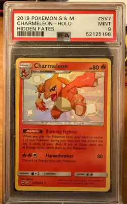 Charmeleon Holo SV7/SV94 Hidden Fates 2019 Pokemon PSA 9 - Image 1