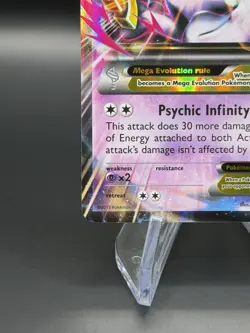 Pokemon TCG M Mewtwo EX (XY BREAKthrough 64/162) Ultra Rare NM - Image 3