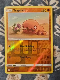 Trapinch Reverse HOLO Cosmic Eclipse 107/236 Near Mint NM Pokemon - Image 1