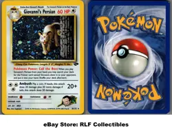 2000 Pokemon, Gym Challenge, #8/132 Giovanni's Persian, Holo Rare - Image 1