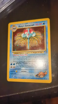 Misty's Tentacruel - 10/132 Gym Heros 2000 - Holo - WOTC Pokemon TCG - Image 1