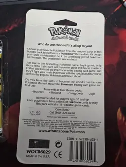 1999 WOTC Pokemon Base Set UNSEALED Booster Blister Pack Blastoise - Image 3
