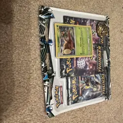 Sealed Pokemon TCG Sun & Moon Lost Thunder 3 Pack Blister In Magnetic Case - Image 5