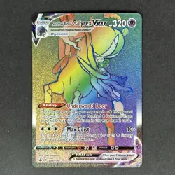 Pokemon Shadow Rider Calyrex Vmax Sword & Shield Chilling Reign Secret Rare #204 - Image 1
