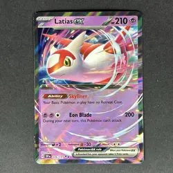 Pokemon Latias ex Scarlet & Violet Surging Sparks Double Rare #076 - Image 1