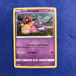 Pokemon Tcg Galarian Slowpoke #SWSH126 Pokemon Promo NM - SWIRL - Image 1