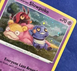 Pokemon Tcg Galarian Slowpoke #SWSH126 Pokemon Promo NM - SWIRL - Image 2