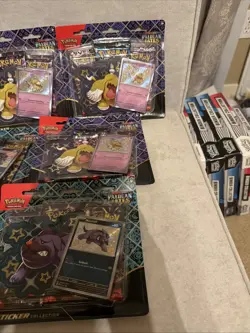 Lot Of 7 - SEALED Pokemon TCG Paldean Fates Tech Sticker Collections - Image 4