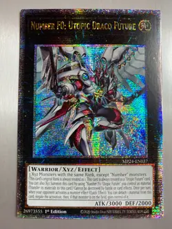 Yu-Gi-Oh! Number F0: Utopic Draco Future QCR MP24-EN037 NM - Image 1