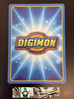 1999 Bandai Digimon Digi Battle #bo-40 U Skullmammothmon card - Image 2