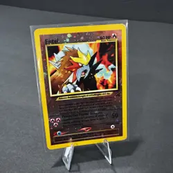 Pokemon Card - Entei #34 Black Star WOTC Movie Promo Reverse Holo - Image 1
