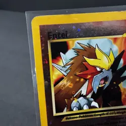 Pokemon Card - Entei #34 Black Star WOTC Movie Promo Reverse Holo - Image 2