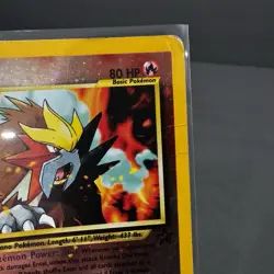 Pokemon Card - Entei #34 Black Star WOTC Movie Promo Reverse Holo - Image 3