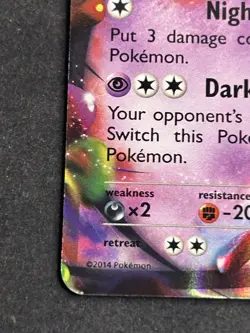 Pokemon TCG Gengar EX 34/119 Phantom Forces Ultra Rare Card NM - Image 5