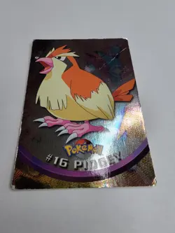 Topps Pokemon TCG Pidgey #16 Glossy TV Animation Edition Card Damaged Crease - Image 2
