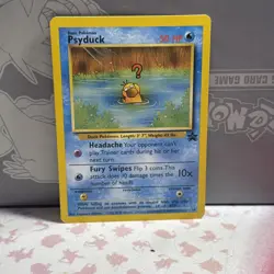 2000 WoTC POKEMON TCG PSYDUCK BLACK STAR PROMO CARD #20 - Image 1