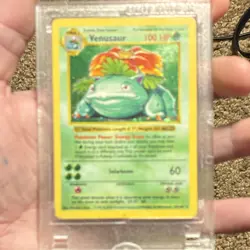 Pokemon TCG Venusaur Base Set Holo Card Lot 2 Cards 15/102 Wizards English - Image 1