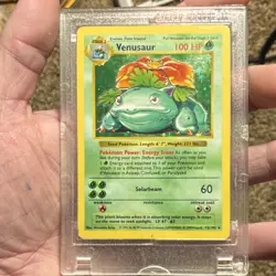 Pokemon TCG Venusaur Base Set Holo Card Lot 2 Cards 15/102 Wizards English - Image 2