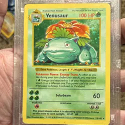 Pokemon TCG Venusaur Base Set Holo Card Lot 2 Cards 15/102 Wizards English - Image 4