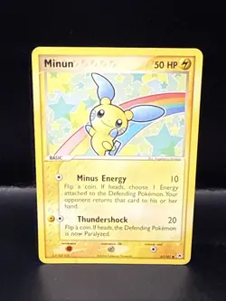 Pokemon EX Hidden Legends Minun Card 67/101 Non-Holo Common B - Image 1