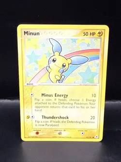 Pokemon EX Hidden Legends Minun Card 67/101 Non-Holo Common B - Image 2