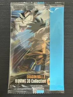 No.598 Son Goku Dragon Ball Morinaga Wafer Card 3D Unopened - Image 1