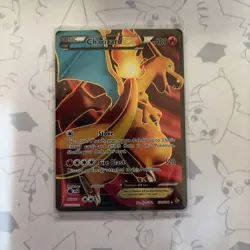 Pokemon TCG Charizard EX Full Art Holo Card 100/106 Flashfire Ultra Rare - Image 1