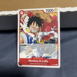 Monkey.D.Luffy (Super Pre-Release) [Participant] P-001 One Piece Promotion Cards - Image 1