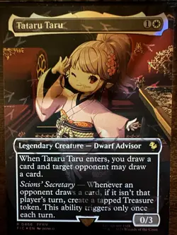 Tataru Taru (Borderless) (Chocobo Track Foil) Commander: Final Fantasy Foil - Image 2