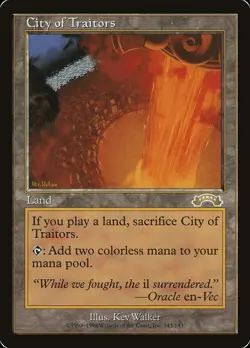 1 x MTG City of Traitors (EX)---S/P - Image 1