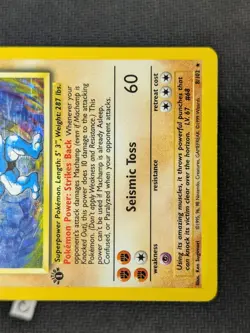 Machamp 8/102 - Base Set 1st Edition WOTC Pokemon TCG LP VLP - Image 5