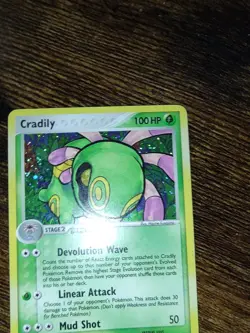 Pokemon Cradily 3/92 ex Legend Maker Holo - Image 3