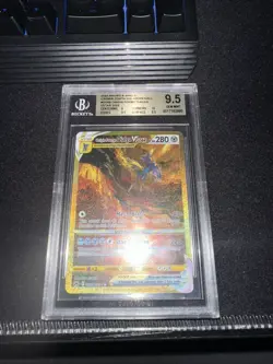 Pokemon Origin Forme Dialga VSTAR Crown Zenith Secret Rare Full Art GG68 BGS 9.5 - Image 1