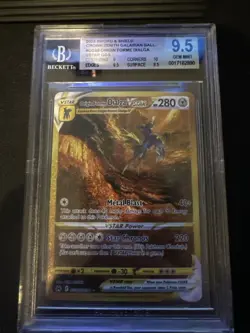 Pokemon Origin Forme Dialga VSTAR Crown Zenith Secret Rare Full Art GG68 BGS 9.5 - Image 2