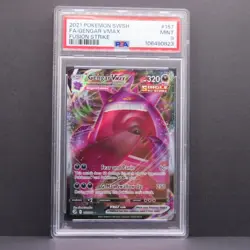 Gengar Vmax PSA 9 - 2021 Pokemon Sword and Shield Fusion Strike - #157 - Image 1