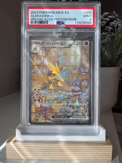 2023 Pokemon Mew EN Alakazam ex 201/165 Sv: Scarlet & Violet 151 Holo - Image 1