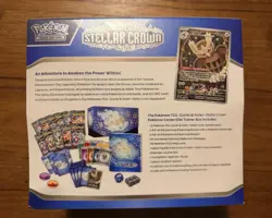 Stellar Crown Pokemon Center Exclusive Elite Trainer Box ETB (Rip - See photos) - Image 2