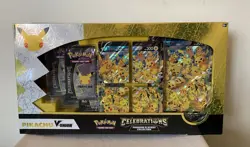 Pokemon Celebrations 25th Anniversary Pikachu V-union Premium Playmat Collection 820650809897 - Image 1