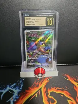 CGC 10 Pristine Rookidee 082/071 Art Rare Pokemon 2023 Snow Hazard - sv2P - Image 1