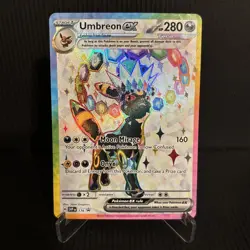 Umbreon ex 176 Promo Prismatic Evolution Figurine Collection Pokemon NM - Image 1