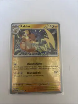 Pokemon TCG Raichu - 064/193 Paldea Evolved Reverse Holo Uncommon - Image 1