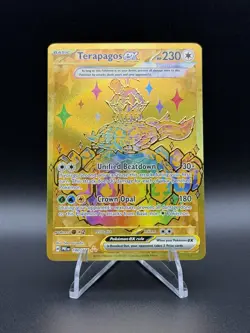 Pokemon Prismatic Evolution Terapagos ex Hyper Rare 180/131 - Image 1