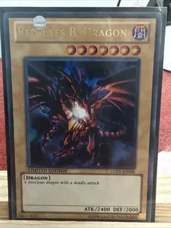 Yugioh Red-Eyes B. Dragon LC01-EN006 Ultra Rare Limited Edition NM - Image 1