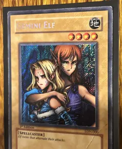 Gemini Elf LON-000 Labyrinth of Nightmare 1st Edition Yugioh - Image 3