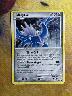 Dialga DP49 Black Star Promo Holo Rare Pokemon Card HP - Image 2