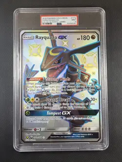 Pokemon JUMBO Cards PSA 9 Mint Rayquaza Gx Hidden Fates S&M Promo 177a/168 - Image 1