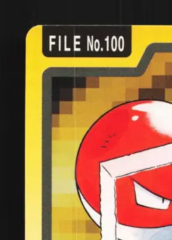 Voltorb No.100 MP Bandai Carddass File Japanese Pokemon Card TCG - Image 4