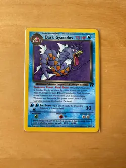 Dark Gyarados 25/82 Pokemon Team Rocket Set Rare Card Excellent Condition - Image 3
