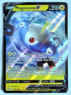 Magnezone V 056/196 Swsh11 Lost Origin Rare Holo Pokemon Card - Image 1